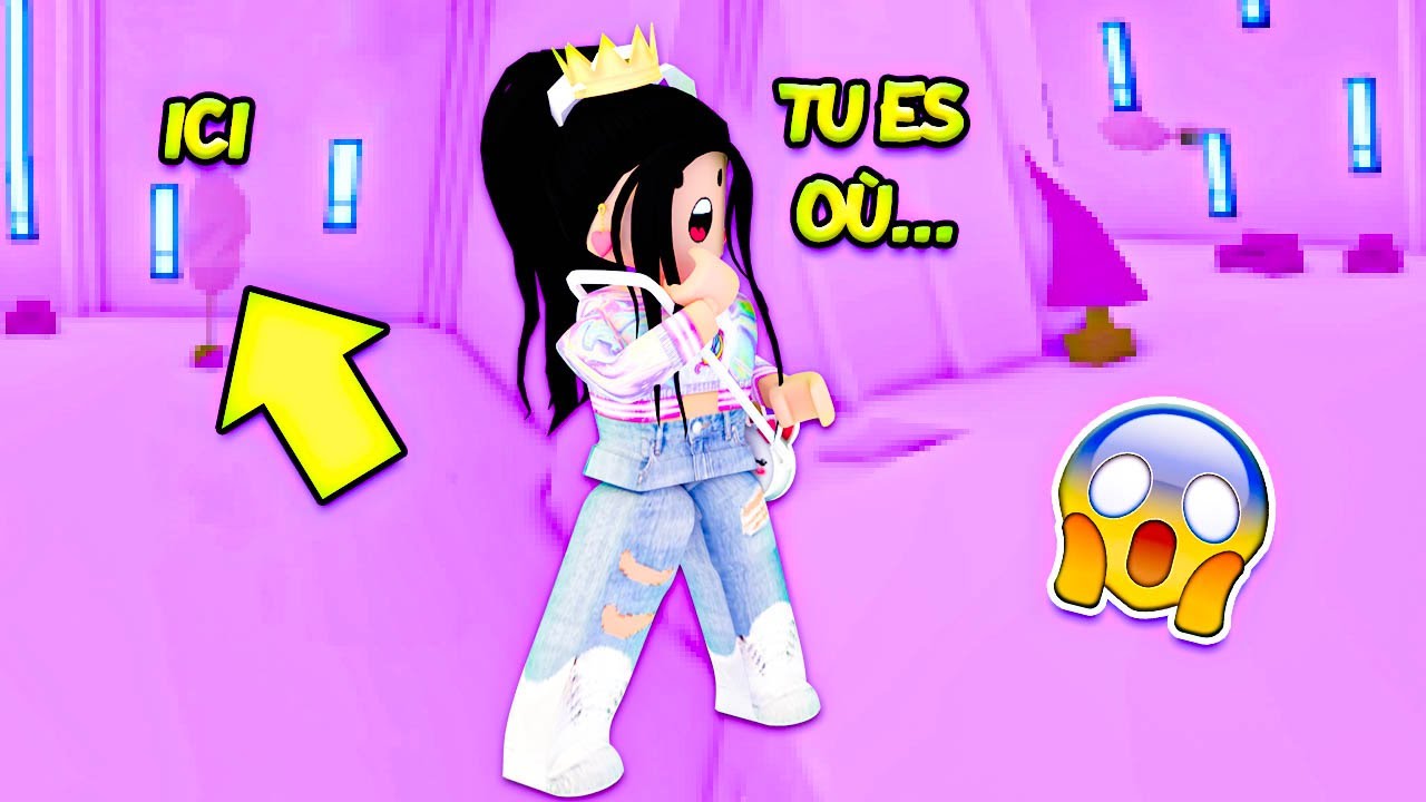 CACHE CACHE ONE COLOR CHALLENGE Avec Princesse sur Adopt me! (Roblox