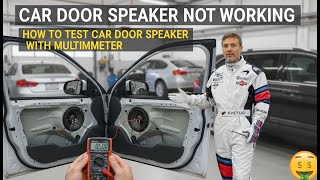 FIX: Car Speaker Not Working - Quick Multimeter Test (DIY Troubleshooting)