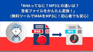 M4AファイルをMP3に変換する方法|初心者でも簡単!無料ツールで音楽ファイルを変換しよう #音声ファイル変換 #M4AtoMP3