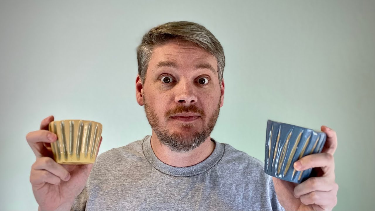 Slip casting layers of multiple colors and then carving YouTube