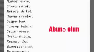 Rusca Azerice Sozler Rusca Azerice Sozler