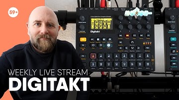 Weekly Live Jan 12 | MIDI Loopback /w Digitakt 1.30 | Music Production Livestream | 59 Perlen