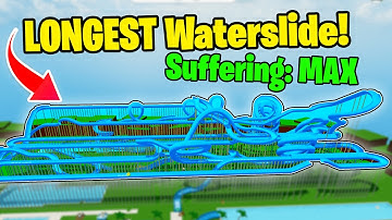 I Built The *LONGEST* Waterslide in Roblox