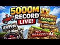 LIVE Hill Climb Racing 9999M Challenge No Crash Gameplay 