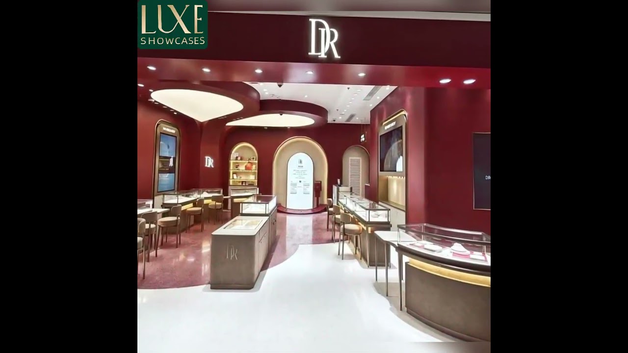 Shopping Center Jewelry Store Choose LUXE for Exclusive Custom Display Cabinets