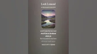 Loch Lomond Literally Original Song Loch Lomond Literally Original Song