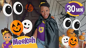 Meekah's PUMPKIN-Tastic Halloween! 🎃 | Halloween Episodes | Halloween Craft 1-2-3!