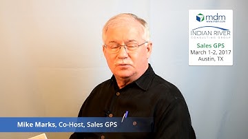 Why Distribution Executives Should Attend Sales GPS - Mike Marks - Indian River Consulting Group