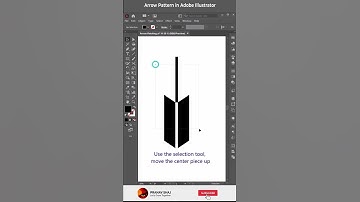 Arrow Feather Pattern in Adobe Illustrator | Yabane pattern #illustrator #tutorial #pattern