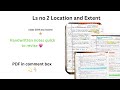 Std 10th geography ls no 2 Location and Extent handwritten notes with pdf Maharashtra board