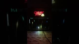 MILLER BAR BOUNCING BALL SIGN
