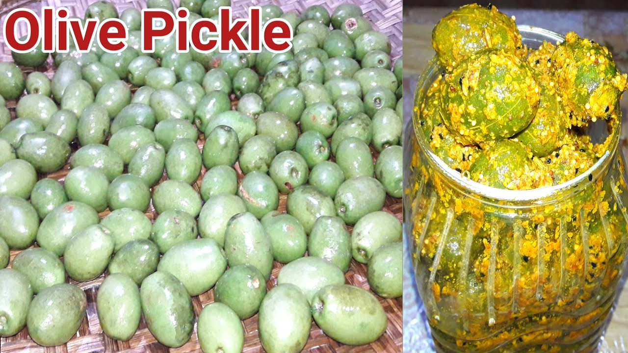 Olive Ka Achar Recipe Olive Pickle Recipe Jolpai Pickle Recipe