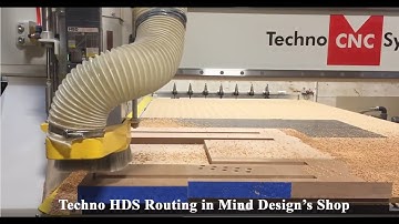 Techno CNC Routing Hardwoods and Acrylic HDS CNC Router