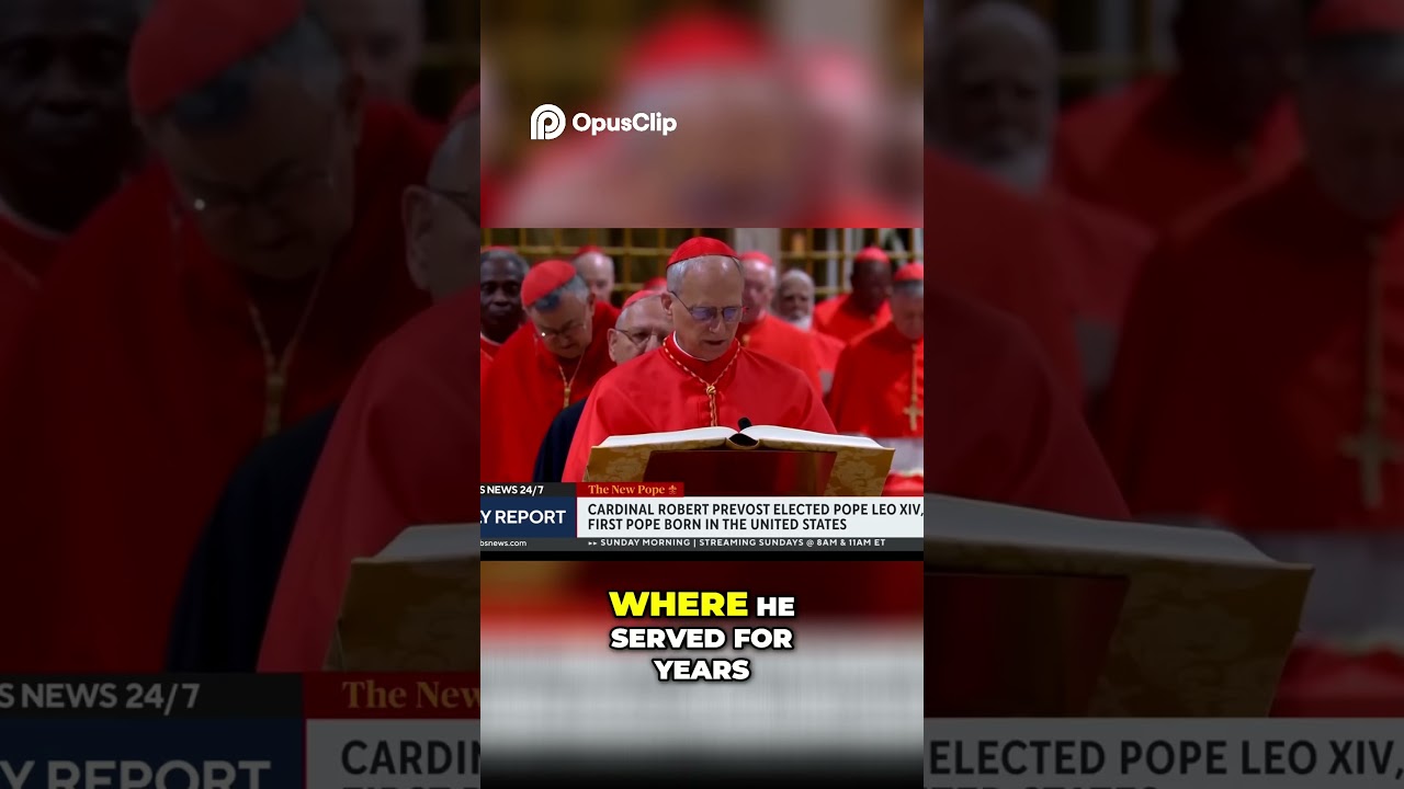 First US Born Pope  Leo XIV's Historic Moment