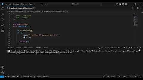 Tugas Alpro 2 Binary Search - Reguler & Rekursif