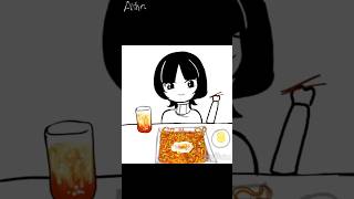 #animation #eat #noodles #food #short #shorts