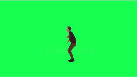 3d angry rebel man yelling isolated right angle chroma key green screen buy in telegram bio