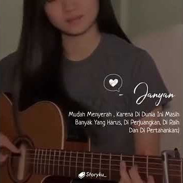 Story Whatsapp 30 detik cover gitar cewek cantik lagu DJ
