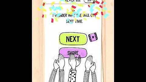 Brain Test: Tricky Puzzles Level 222 Walkthrough Solution Answers Solved