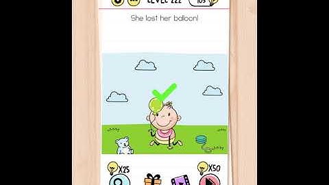 Brain Test: Tricky Puzzles Level 222 Walkthrough Solution Answers Solved