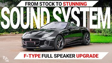 Jaguar F-Type Full Speaker Upgrade | Premium Car Audio Transformation at Cambridge Car Audio