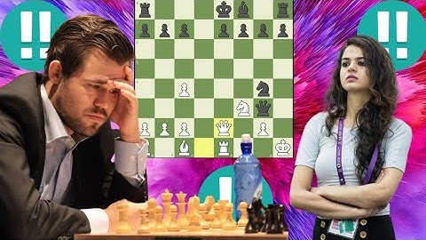 Tania Sachdev vs Magnus Carlsen chess game 34