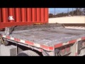 Trucking School  How to secure 2 containers flatbed port texas