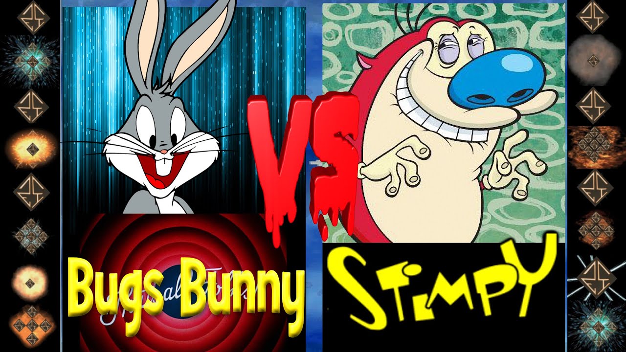 Bugs Bunny (Looney Tunes) vs Stimpy (John Kricfalusi) - Ultimate Mugen Fight 2016