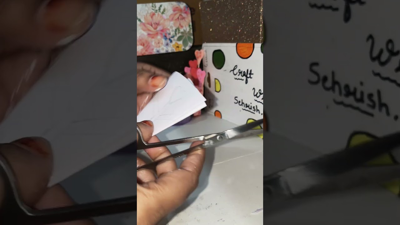 peper craft cutting snowflake ❄️