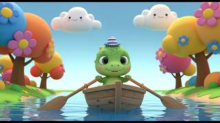 Row Row Your Dinosaur 🦕🚣‍♂️🎵 | Fun Dinosaur Song for Kids &amp; Toddlers 🌈✨