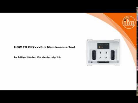 How-to: Use Maintenance tool with ifm ecomatController