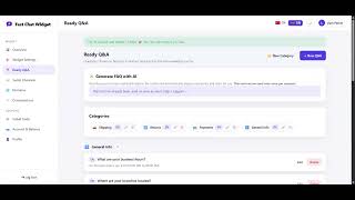 Auto-Create Your FAQ with AI 🤖 | Fast Chat Widget