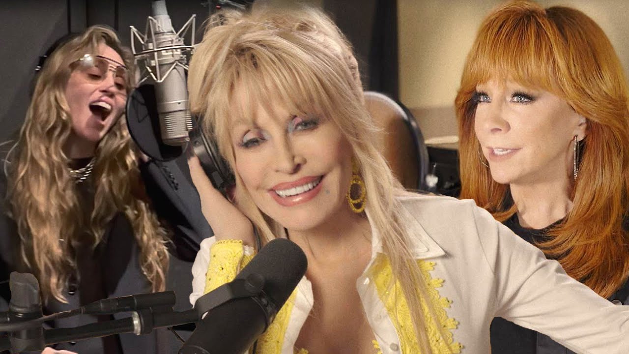 Watch Miley Cyrus, Reba and Queen Latifah COLLAB With Dolly Parton