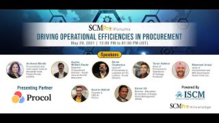 Driving Operational Efficiencies in Procurement [Procol Webinar]