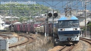 JR貨物 EF210-1号機 貨物列車1061レ 向洋駅通過 2012.8