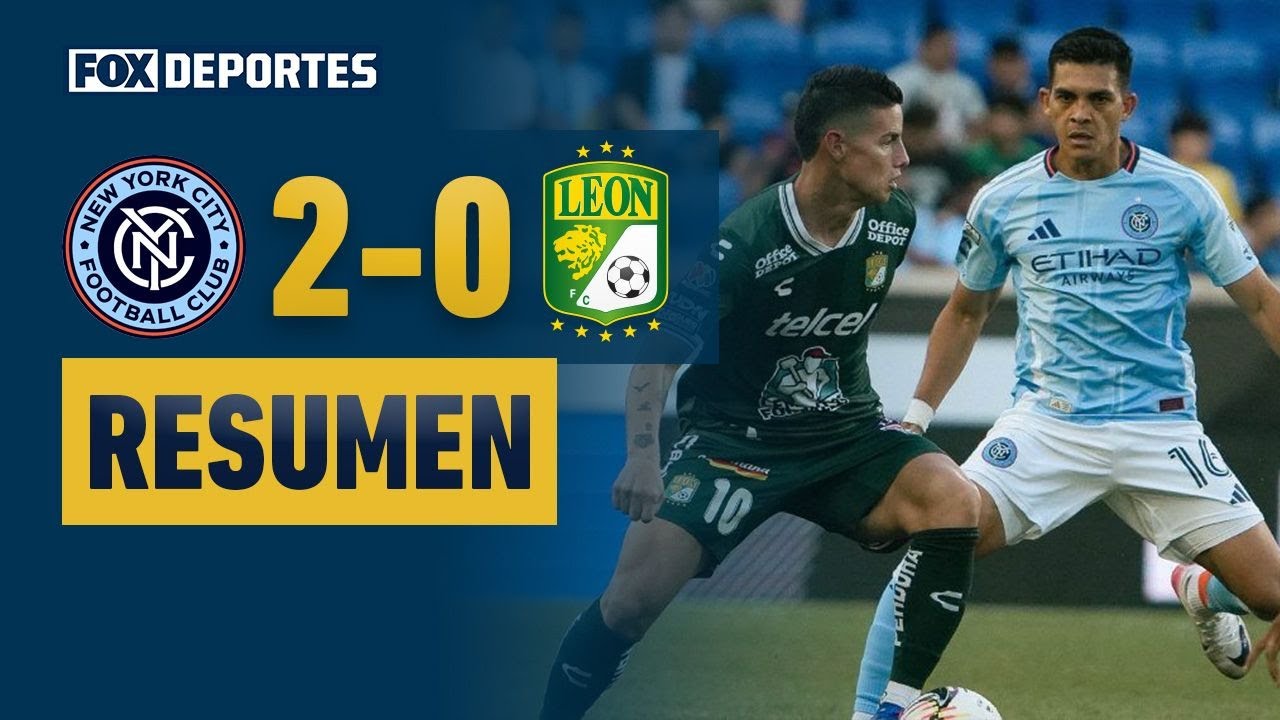Video highlights for New York City FC 2-0 Leon