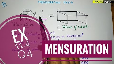Mensuration | Class 8 | Ex 11.4 Q4 | Chapter 11 | Cbse | Explanation in Hindi | Mathspedia |