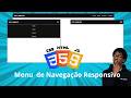 [2026] TUTORIAl: COMO CRIAR MENU DE NAVEGAÇÂO RESPONSIVO COM MENU HAMBÚRGUER