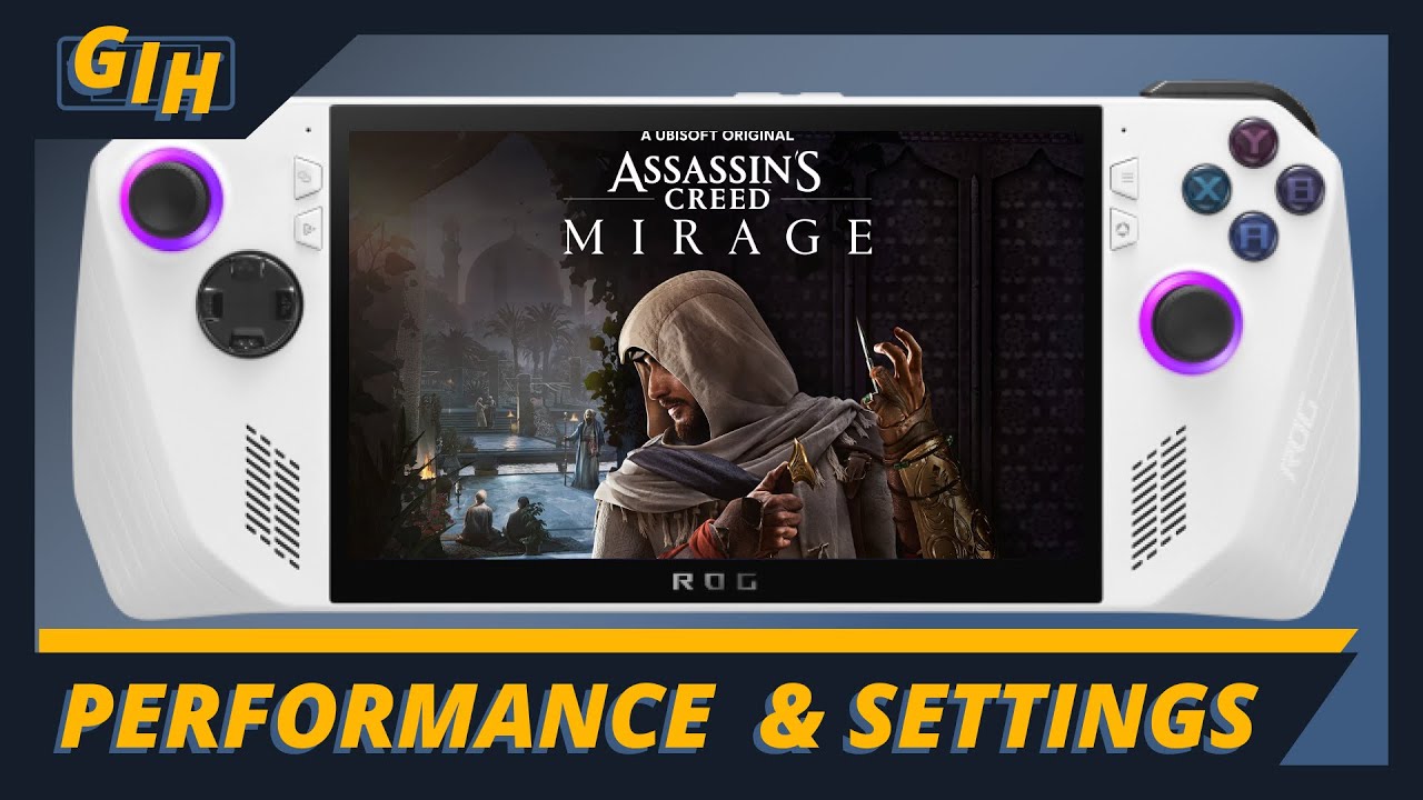 Best Settings For Assassins Creed Mirage On The ROG Ally