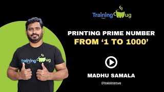 Print Prime Numbers from 1 to 1000