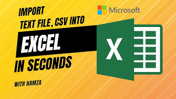 Notepad, text file or CSV file into Microsoft Excel - Easy Steps - Excel for Beginners