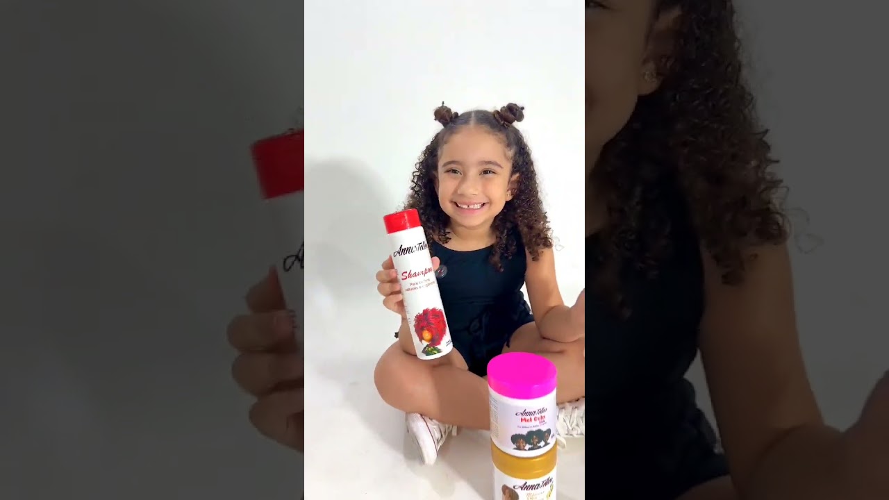 produtos de cabelos cacheados Anna Telles, linha infantil  tudo de ótimo