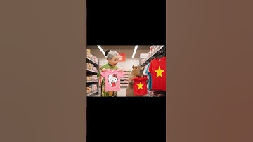 Capybara và Bà Tám Đi Siêu Thị mua quần áo #Capybara and Gossip Go to the Supermarket to Buy Clothes
