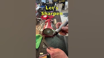 Sharpening Old Rusty Dull Scissors ✂️ #sharpening