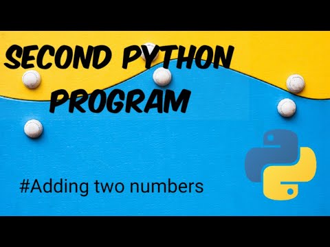 Python Program to add two numbers