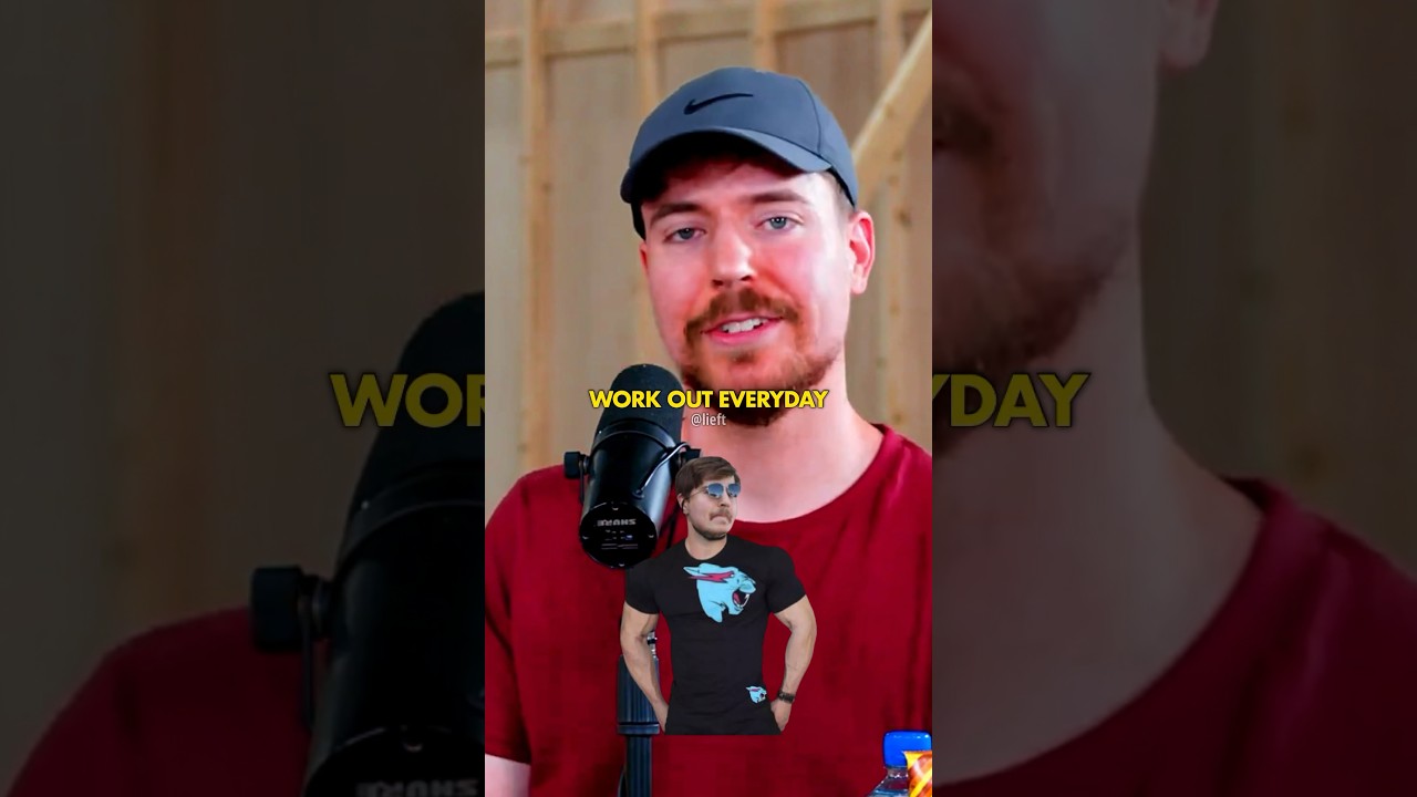 Mr Beast Transformation 💪 (fat to fit) #mrbeast #shorts #money #trending