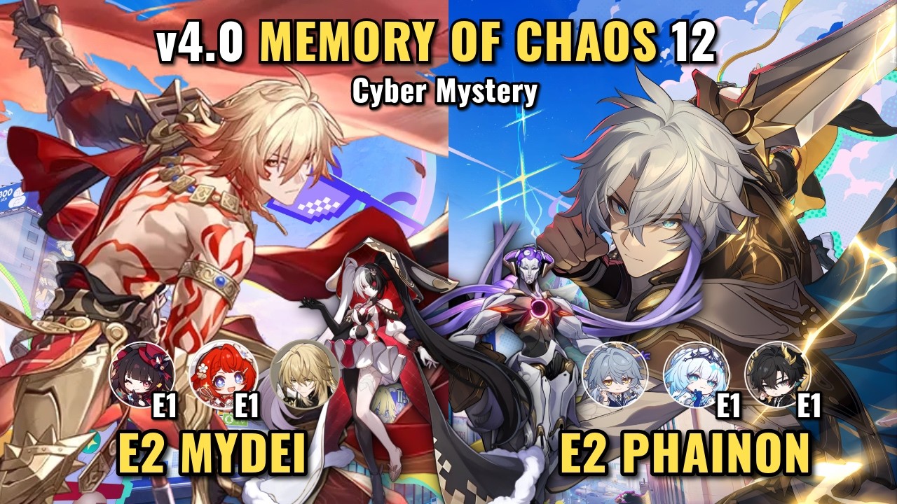 v4.0 NEW Memory of Chaos E2 Mydei & E2 Phainon | Honkai Star Rail