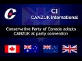 Conservative Party of Canada Adopts CANZUK With 97% Support