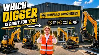 Career Overview Which Mini Digger Is Right for You? | Buffalo Mini Excavator Range