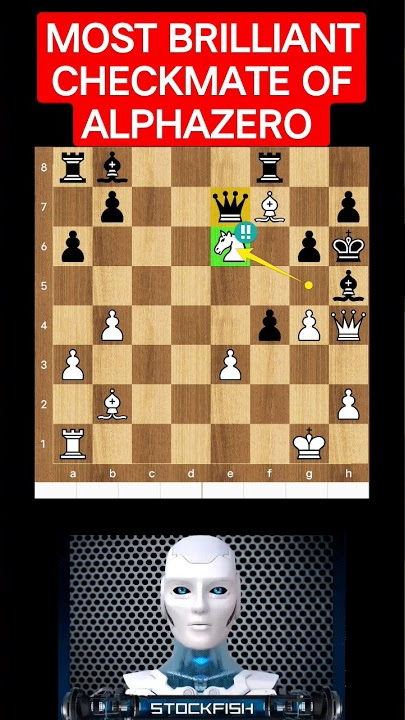 ALPHA ZERO BEATS STOCKFISH ! #chess #chesstok #chesstactics #checkmate